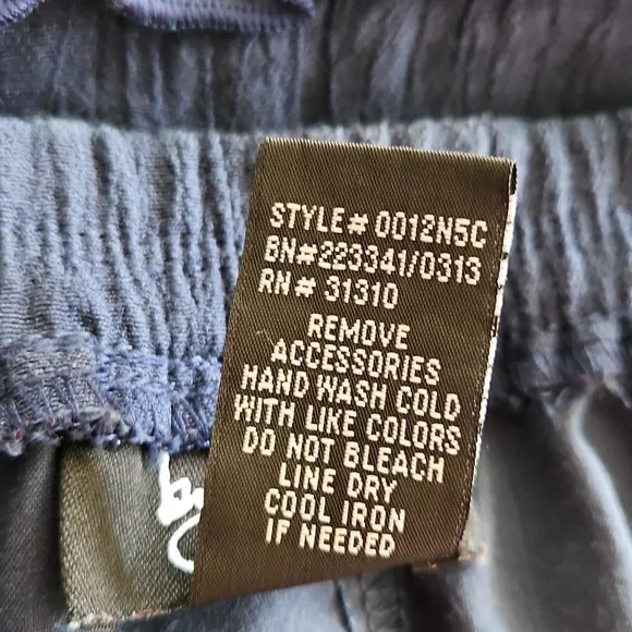 Navy Blue Tiered Mini Skirt Gauze Size Medium‎ - Picture 10 of 10